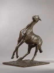 Steigendes Pferd, modelliert ca. 1870er, gegossen 1919-21