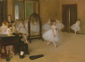 Die Tanzklasse, ca. 1871