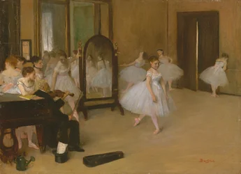 Die Tanzklasse, ca. 1870