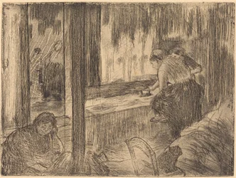 Die Wäscherinnen (Les blanchisseuses (La repassage))