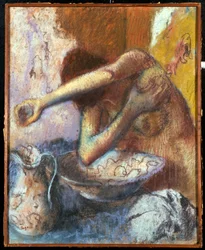 Frau bei ihrer Toilette, ca. 1887
