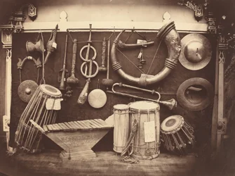 Stillleben mit Musikinstrumenten