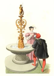 Gentilhomme et dame, englischer Adel