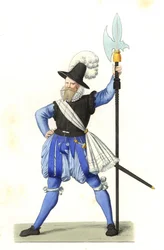 Heinrich Schmid, Schweizer Hellebardier