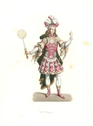 Ludwig XIV., der Sonnenkönig, im Ballettkostüm
