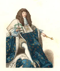 Der junge König Ludwig XIV. von Frankreich