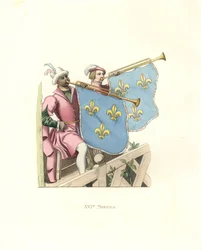 Trompeter bei einem Turnier, Herrschaft von Franz I. von Frankreich