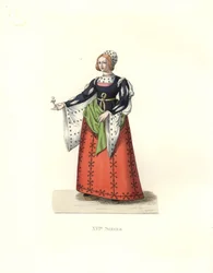 Frau aus Kastilien, Spanien
