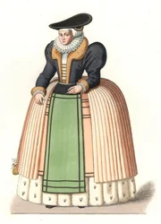 Frau des elsässischen Bürgertums