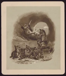 Illustration für Der Fuchs und die Gans von E Caldwell