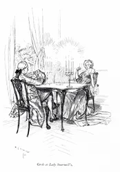 Illustration für Sheridans Die Schule der Übeltäter