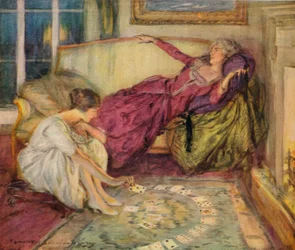 Der Fall der Karte, ca. 1889-1924, 1924