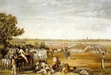 Militärparade in Barbados