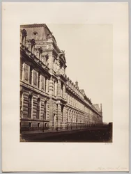 Louvre, Fassade zur Rue de Rivoli, Paris