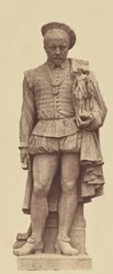 ["Pilon", Statue von Louis Desprez, Dekoration des Louvre, Paris]
