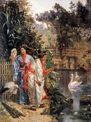 Im japanischen Garten