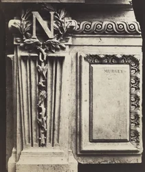 Dekoratives Element, Neues Louvre, ca. 1856