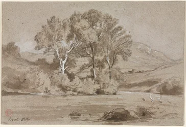 Ansicht in der Nähe von Tivoli (Vue prise à Tivoli)