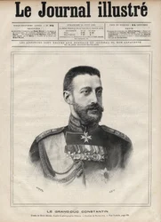 Porträt des Großherzogs Konstantin Nikolajewitsch von Russland (Konstantin Nikolajewitsch Romanow)
