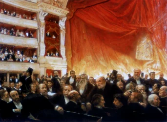 Eine Pause mit der Comédie-Française, 1886