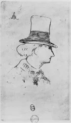 Baudelaire mit Hut