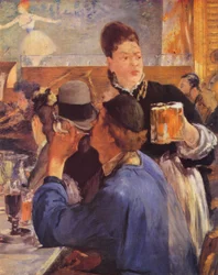 Ecke eines Café-Konzerts