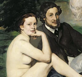 Frühstück im Grünen, 1863 (Detail)