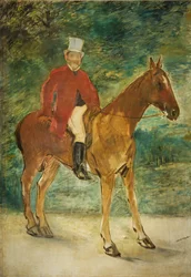 Reiterporträt von Michel Arnaud, 1875