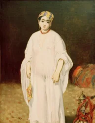 Junge Frau im orientalischen Kostüm (Die Sultanin)