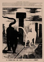 Das Treffen der Katzen, 1869