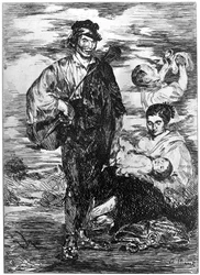 Les Gitanos, Die Zigeuner, um 1850-1880, 1924