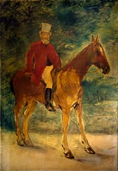 Monsieur Arnaud zu Pferd, Gemälde von Edouard Manet, 1875