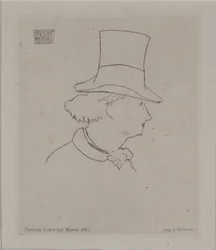 Porträt von Baudelaire