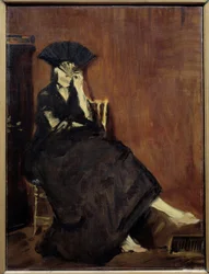 Porträt der Malerin Berthe Morisot