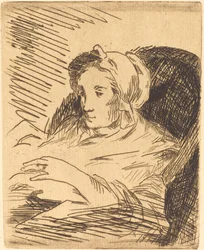 Die Genesende La convalescente, 1876-1878