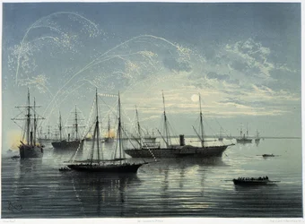 Einweihung des Suezkanals durch G. Nicole. 1869.