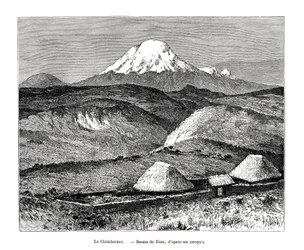 Der Berg Chimborazo, Ecuador, 19. Jahrhundert