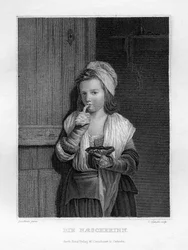 Mädchen beim Essen, ca. 1833