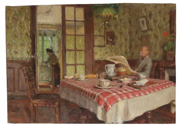 Lesen im Speisesaal, Vaucresson