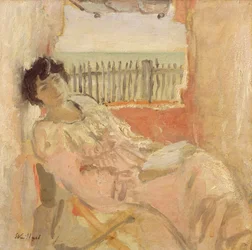 Madame Hessel am Meeresstrand, 1904