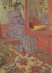 Madame Vuillard richtet ihr Haar, 1900