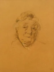 Porträt von Madame Bénard von vorne