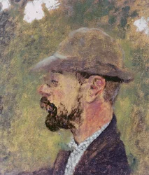 Porträt von Henri de Toulouse-Lautrec (1864-1901) ca. 1897-98