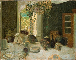 Das Esszimmer, ca. 1900