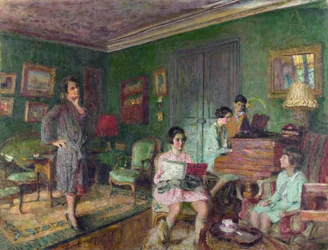 Madame André Wormser und ihre Kinder (1927)