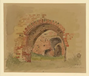 Schlossruine Diebow bei Thorn