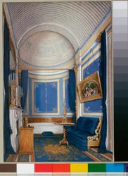 Interieurs des Winterpalastes - Das Badezimmer der Kaiserin Maria Alexandrowna