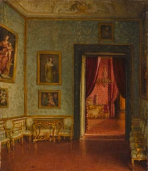 Palazzo Colonna. Blick auf die Sala del Trono