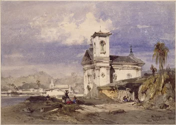 Kirche St. Luzia. Rio de Janeiro