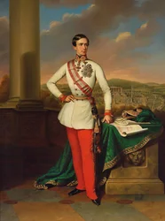 Porträt Kaiser Franz Josephs I. von Österreich, 1853